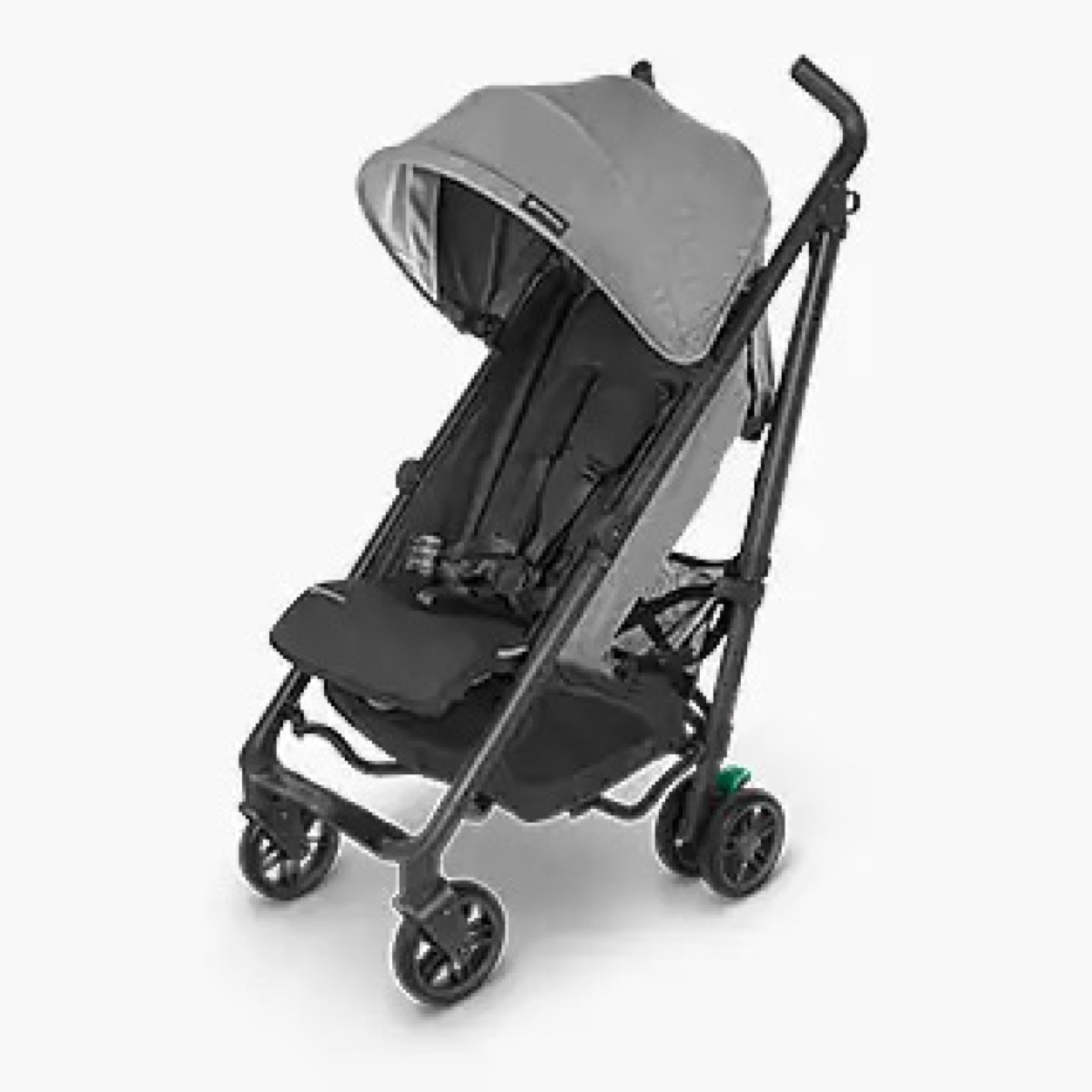 G-Luxe What’s Included detail image showing the stroller with its removable cup holder